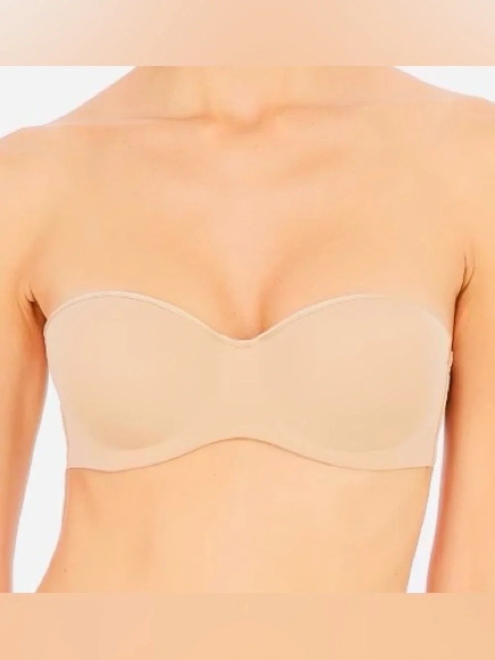 Natori Strapless Bandeau Bra in Nude